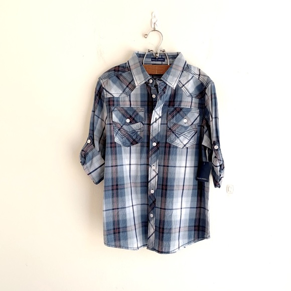 Falls Creek Other - NWT Boys Falls Creek Plaid Shirt size 12/14